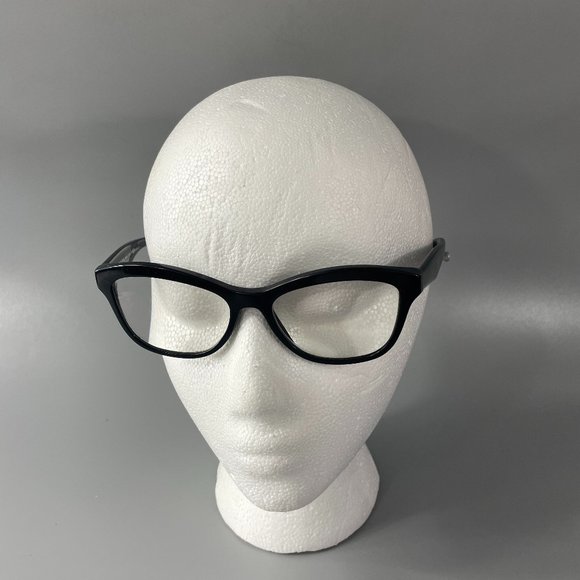 Prada Black Eyeglasses VPR 29R 1AB-101 140 Italy - Picture 1 of 12
